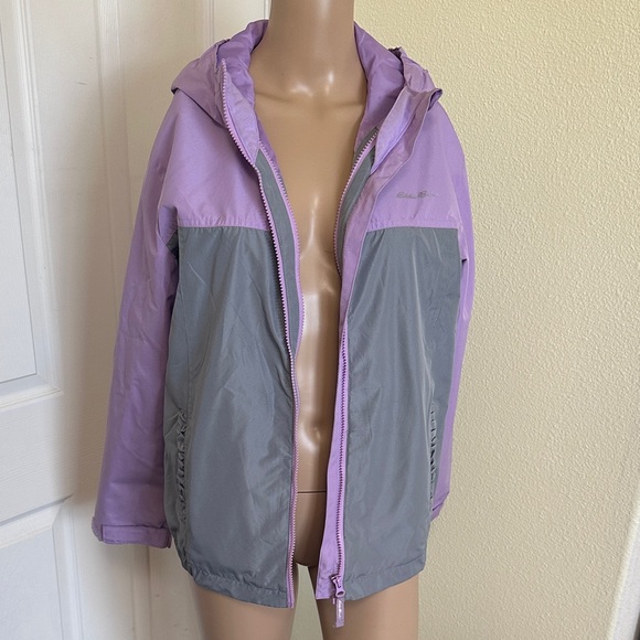 Eddie Bauer kids Lavender and Gray Ski Jacket - Picture 1 of 6
